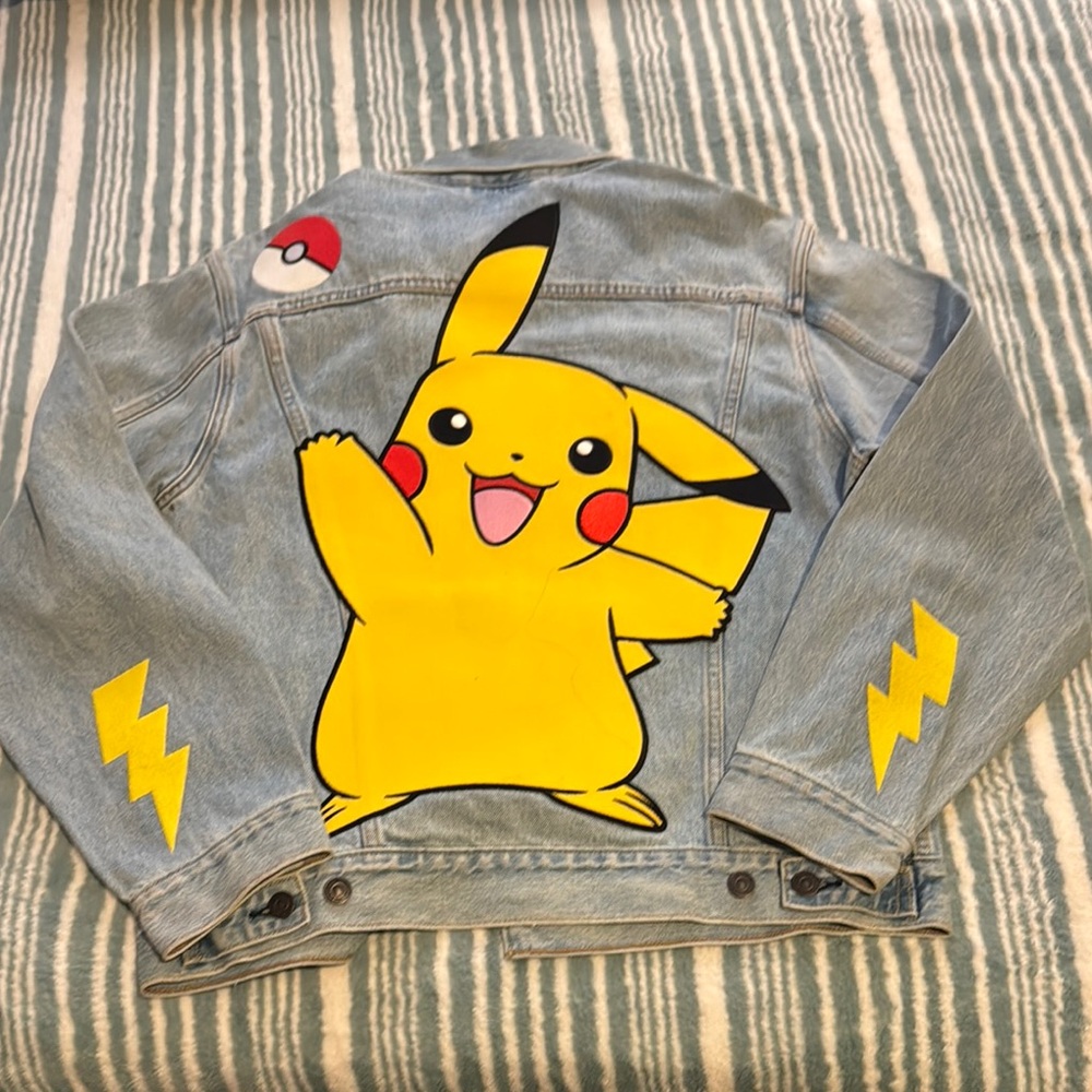 Levi's Blue and Yellow Lightweight Shirt Jacket